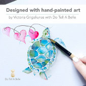 カメのバレンタインデーのカード カード