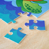 カメのパズルのためのアルファベットT ジグソーパズル (側面)