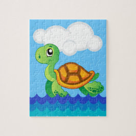 カメのパズルのためのアルファベットT ジグソーパズル