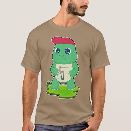 カメのパチンコ Tシャツ (正面)