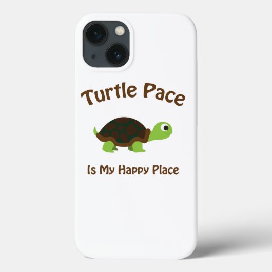 カメのペースが私の幸せな場所 Case-Mate iPhoneケース (裏面)