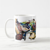 カメのマグをつけて下さい コーヒーマグカップ (左)