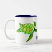 カメのマグ ツートーンマグカップ (左)