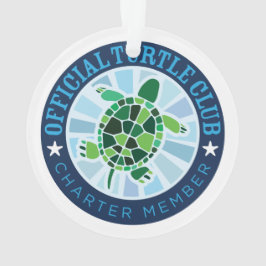 カメの会員のオーナメント オーナメント