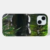 カメの列 緑豊かな自然の写真 Case-Mate iPhoneケース (裏面 (横))