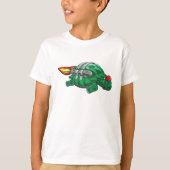 カメの初のジェットパック搭乗 Tシャツ (正面)