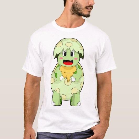 カメの卵の殻 Tシャツ (正面)