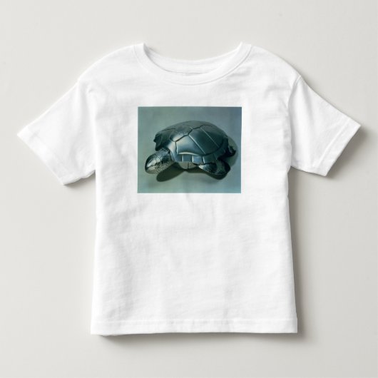 カメの型枠、1790年代のスープ深皿 トドラーTシャツ (正面)