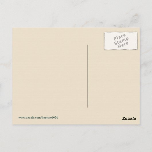 カメの夜 ポストカード (裏面)