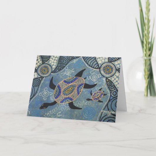 カメの夢 カード (正面)