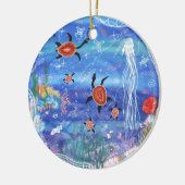 カメの夢 セラミックオーナメント (左)