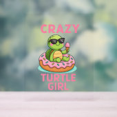 カメの女熱狂する性 アクリルサイン (ニュートラル)