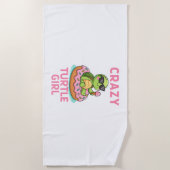 カメの女熱狂する性 ビーチタオル (正面)