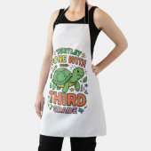 カメの学校を卒業!Turtle School Shirt_ エプロン (インサイチュ)