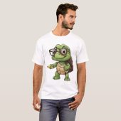 カメの学校生活のはじまり Tシャツ (正面フル)