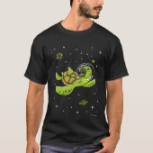 カメの宇宙 Tシャツ (正面)