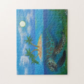 カメの島 ジグソーパズル (縦)