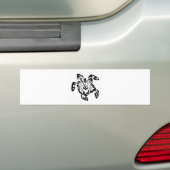 カメの影 バンパーステッカー (車上)