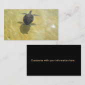 カメの恋人の名刺 名刺 (正面/裏面)