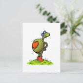 カメの愛のポストカード ポストカード (スタンド正面)