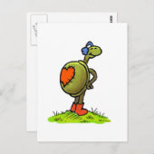 カメの愛のポストカード ポストカード (正面/裏面)