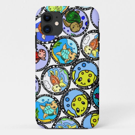 カメの携帯ケースが好き Case-Mate iPhoneケース (裏面)