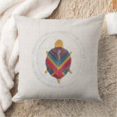 カメの星のクイル背景のクッション クッション (ブランケット)