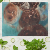 カメの時間 キッチンタオル (折り畳み)