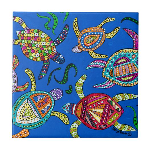 カメの時間 タイル (正面)