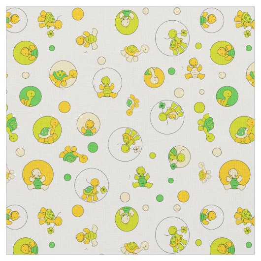 カメの時間 ファブリック (クローズアップ)