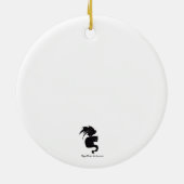 カメの海のオーナメント セラミックオーナメント (裏面)