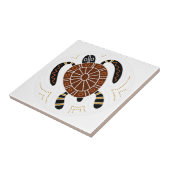 カメの点々のあるなデザイン タイル (側面)