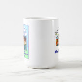 カメの病院の本のマグ コーヒーマグカップ (中央)