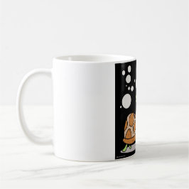 カメの白11のozのクラシックで白いマグ コーヒーマグカップ