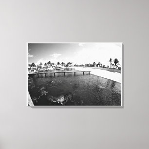 カメの礁湖 キャンバスプリント