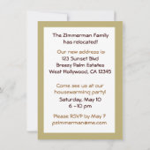 カメの移動発表 招待状 (裏面)