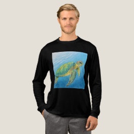 カメの美しさ トライブレンドTシャツ
