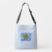 カメの肩ひものバッグ クロスボディバッグ (裏面)