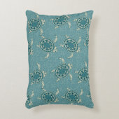 カメの背景 アクセントクッション (正面(垂直))