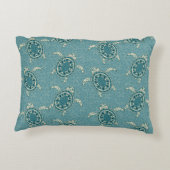 カメの背景 アクセントクッション (裏面)