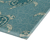 カメの背景 カッティングボード (角)