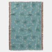 カメの背景 スローブランケット (正面縦)