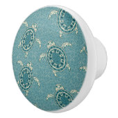 カメの背景 セラミックノブ (右)