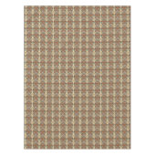 カメの花柄パターン テーブルクロス (正面)