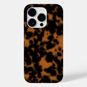 カメの貝殻プリント、クロガネクサク色の濃い琥珀色 Case-Mate iPhone 14 PROケース