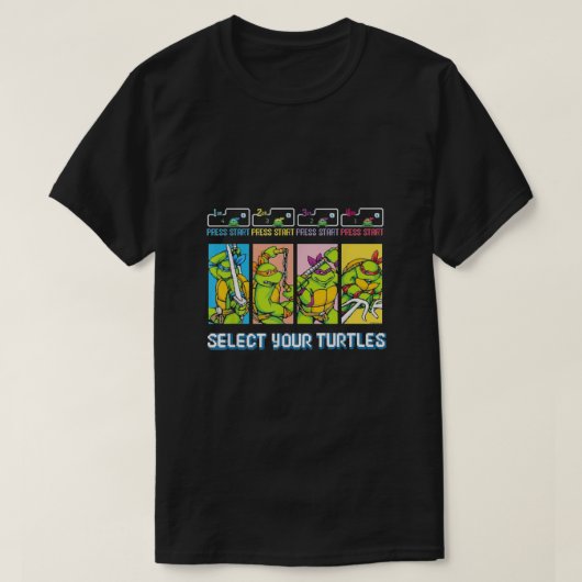カメの選択 Tシャツ (デザイン正面)