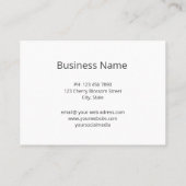 カメの部族ミニマル 名刺 (裏面)