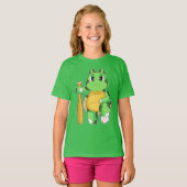 カメの野球バット Tシャツ (正面フル)