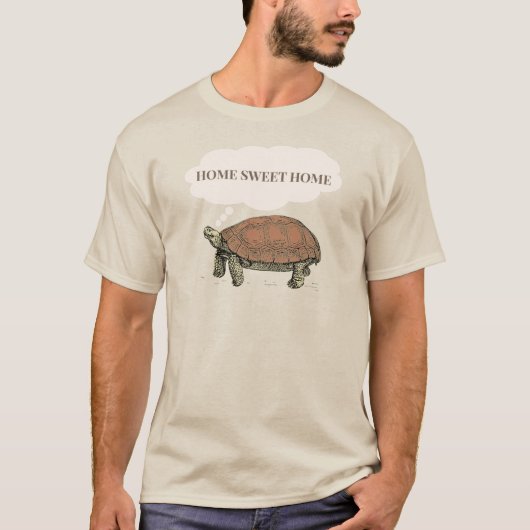 カメの面白いTシャツ Tシャツ (正面)