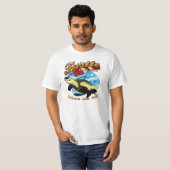 カメの飛び込みのバー Tシャツ (正面フル)